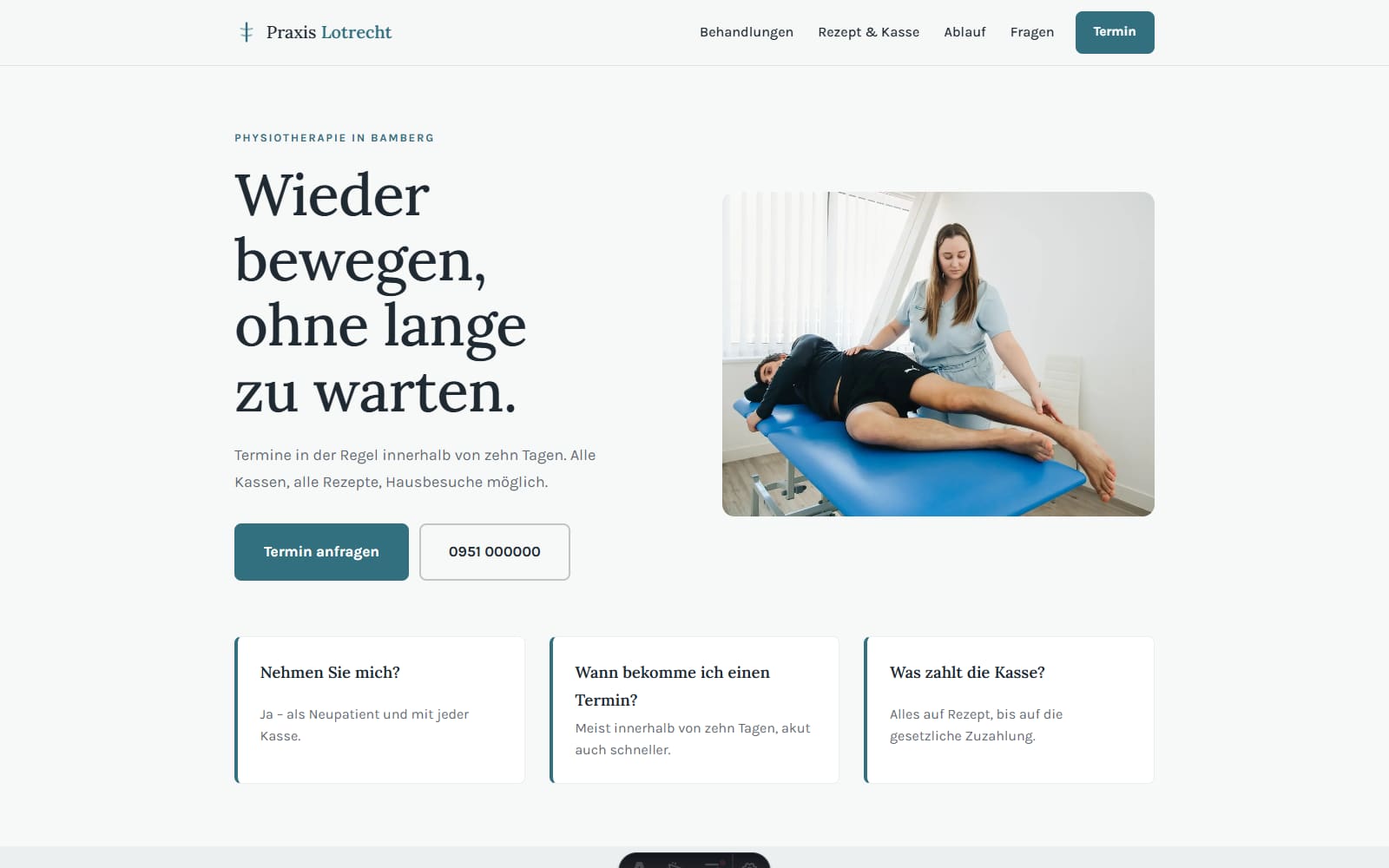 Praxis Lotrecht – Physiotherapie